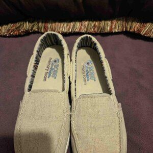 Bobs From Skechers Memory Foam Shoes Size 7.5 Mood Edge # 113986 NVMT